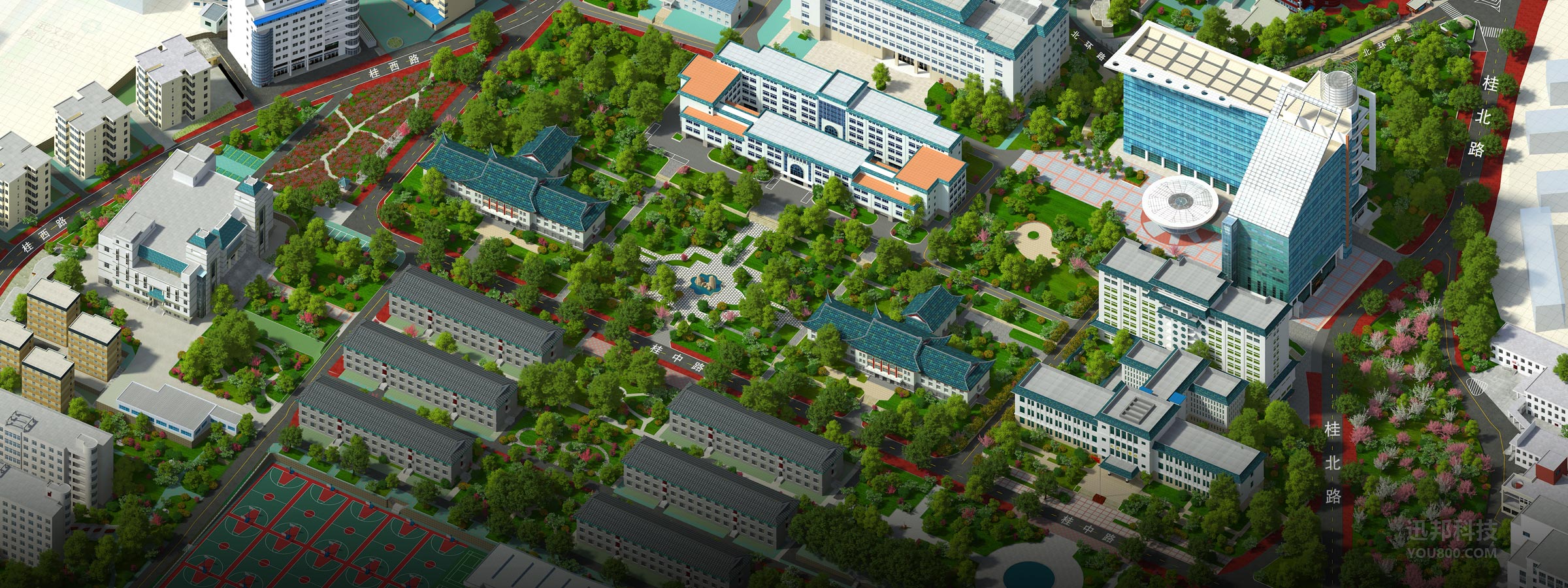 华中师范大学校园GIS