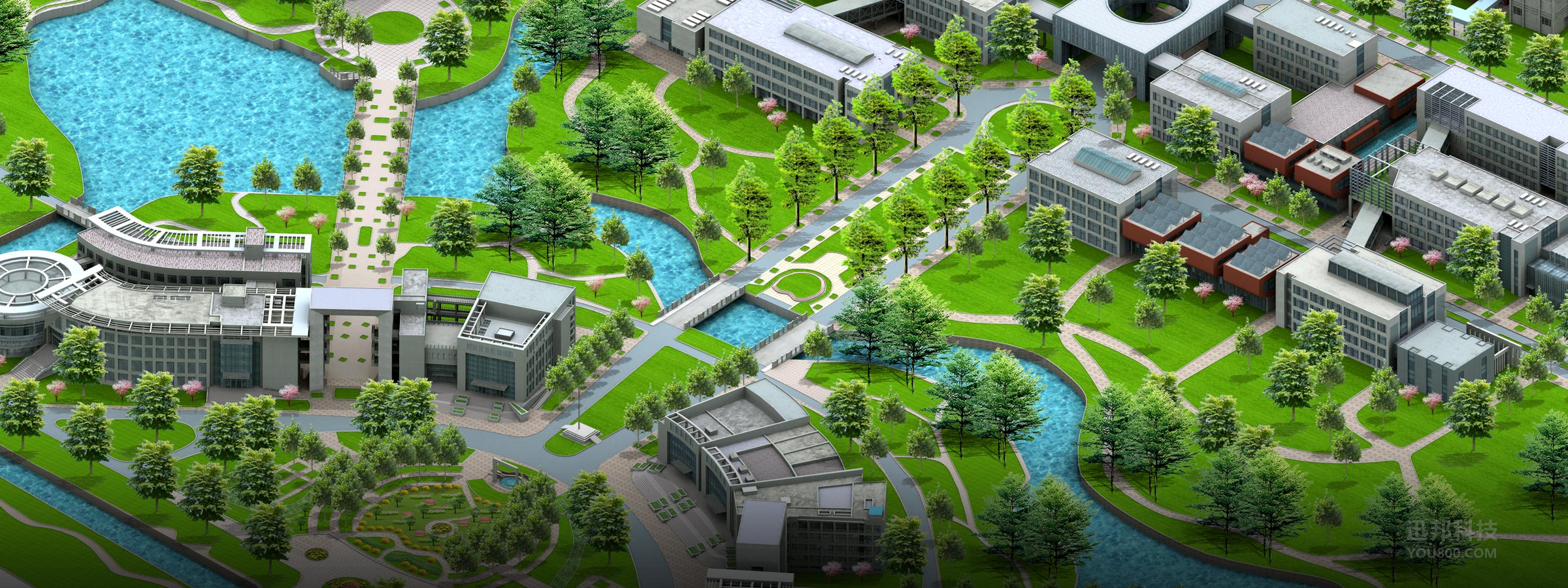 同济大学数字虚拟校园可视化平台