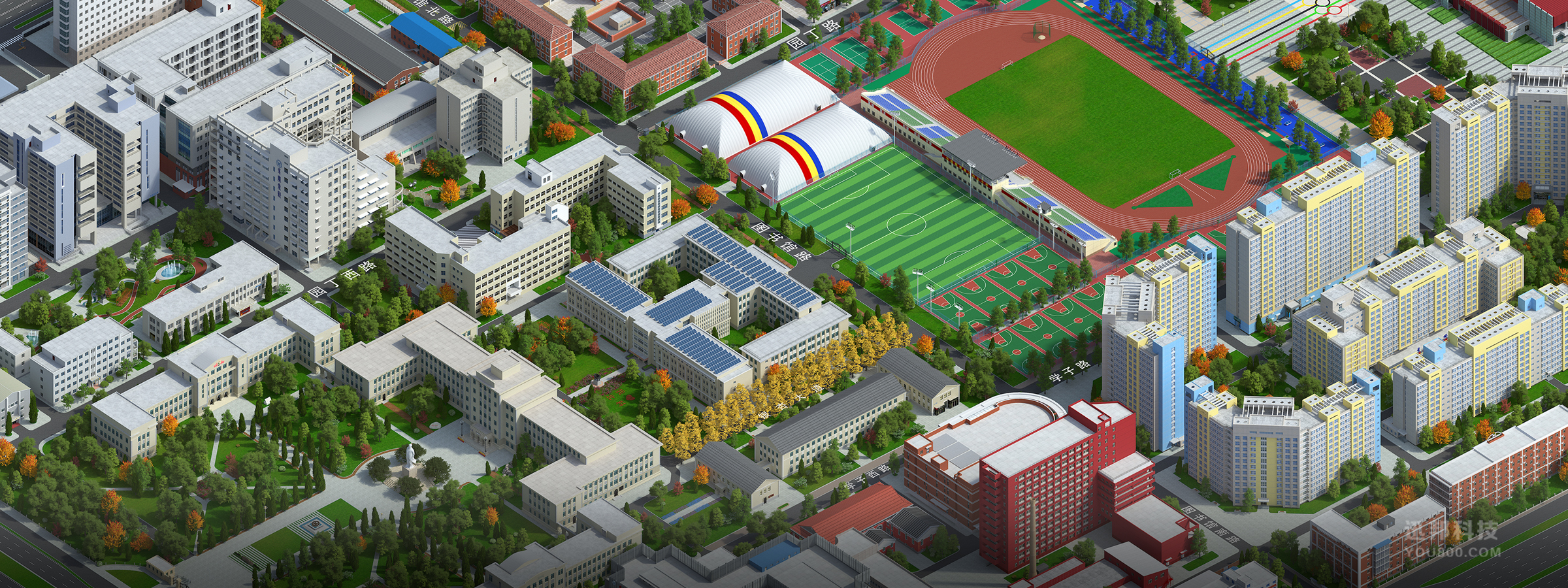 北京科技大学校园地图